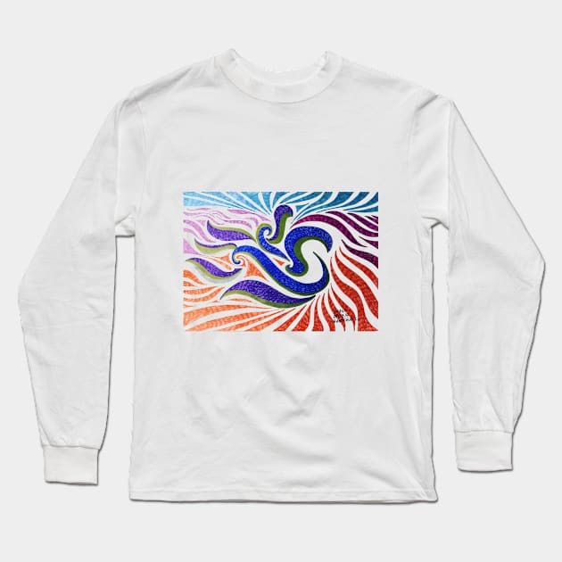 Swans Long Sleeve T-Shirt by Barschall